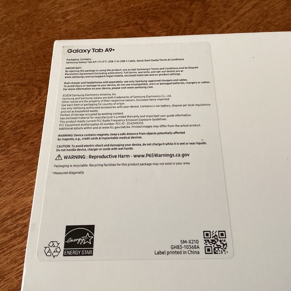 Samsung Galaxy Tab A9+ Plus 11” 64GB Android Tablet computer - Picture 2 of 9